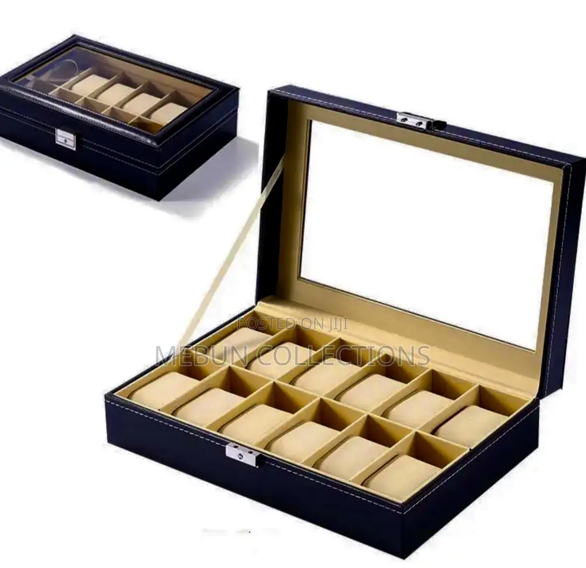 12 Slots Watch Box/ Watch Organizer