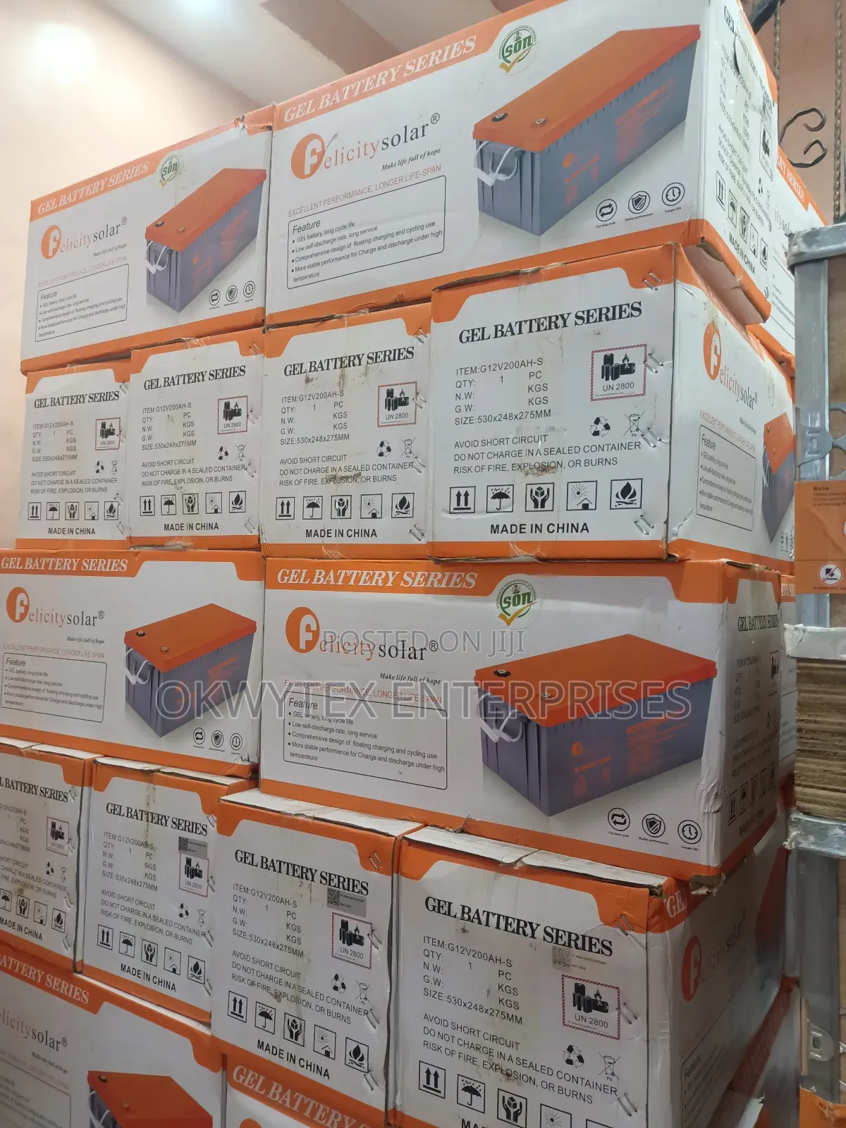 200ah 12V Felicity Gel Battery