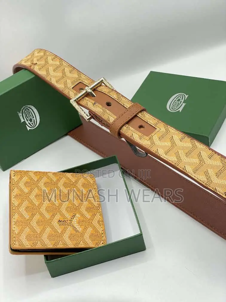 Goyad LÙXURY Original Wallet and Belt , Nationwide Delivery