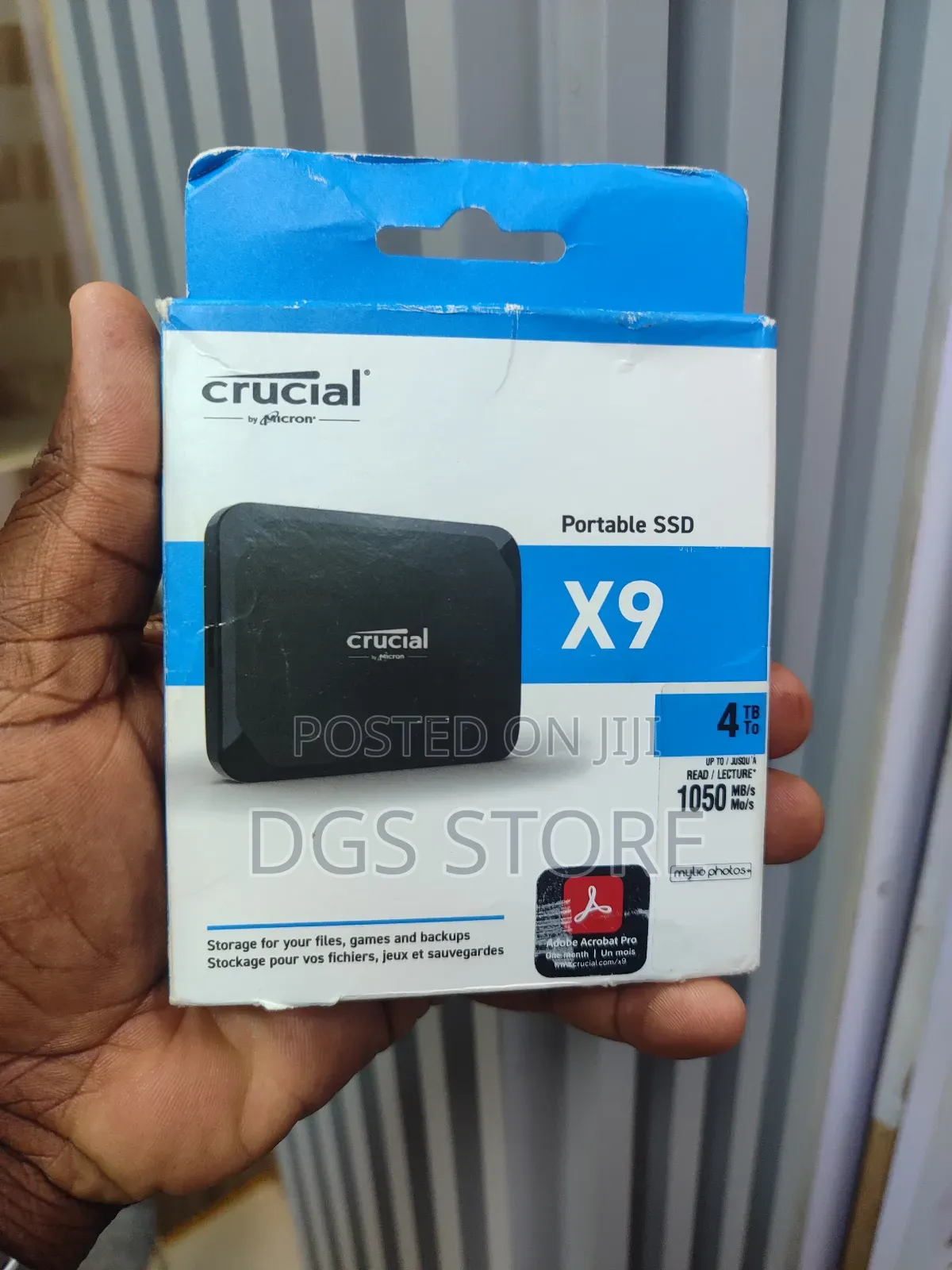 Crucial Portable SSD External X9 4tb