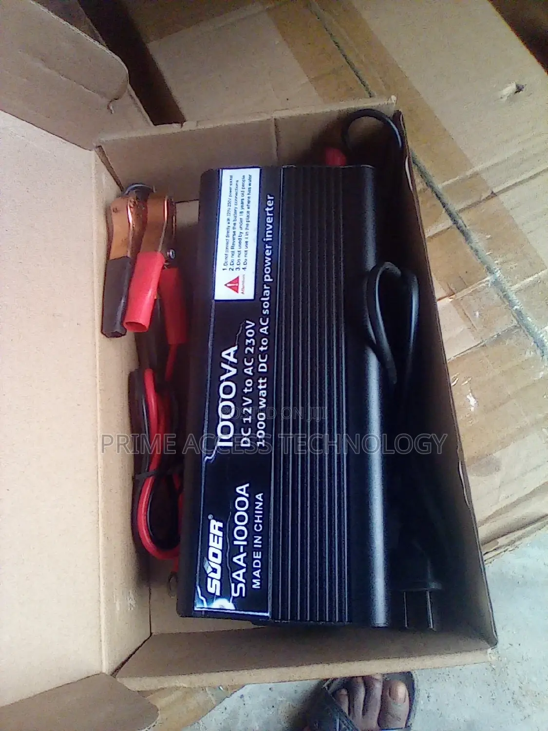 Quality 1000VA 12v Inverter With Changer and Volt Display