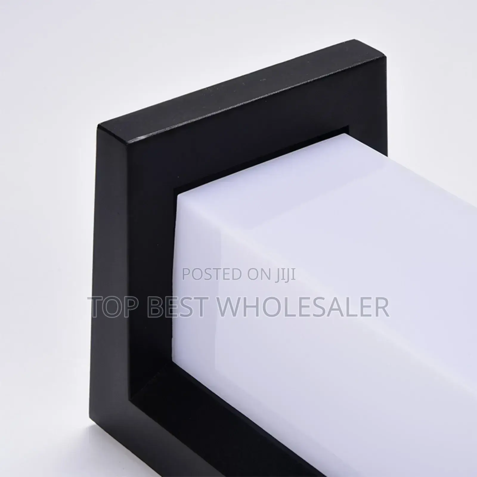 Simple Black White Outdoor Wall Lamp