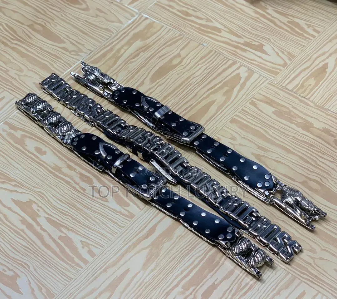 Original Leather Gothic Belt Unisex