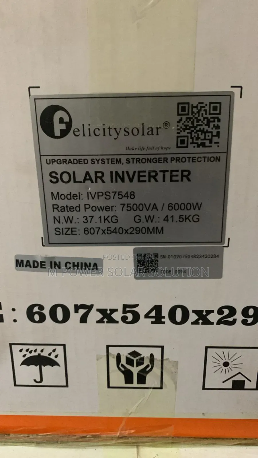 7.5kva 48v Felicity Non-hybrid Inverter
