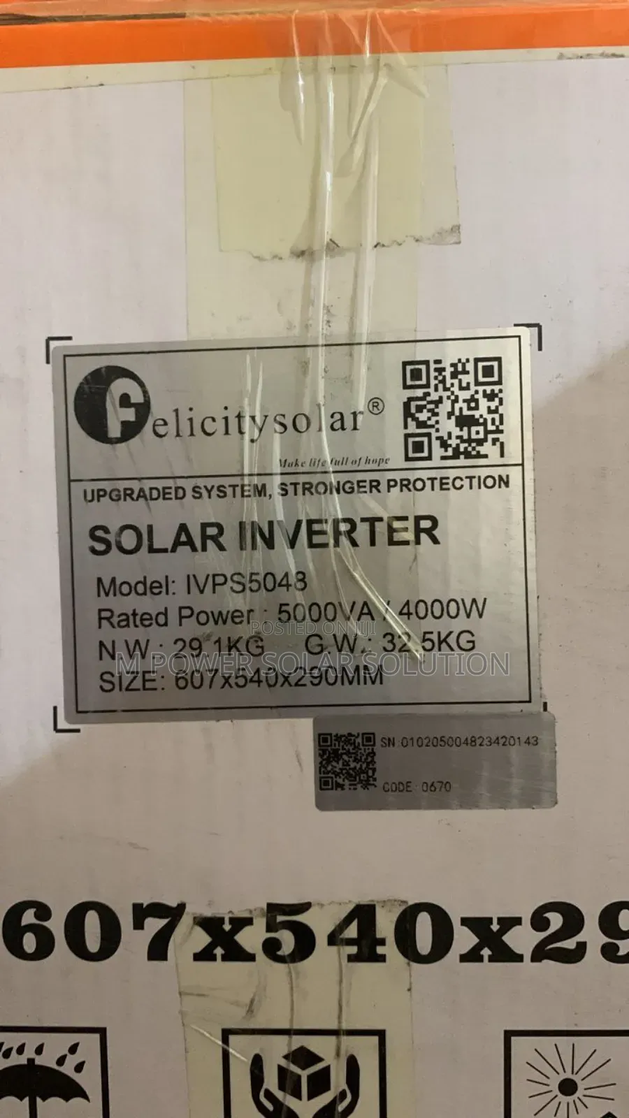 Felicity 5kva 48v Non-hybrid Inverter
