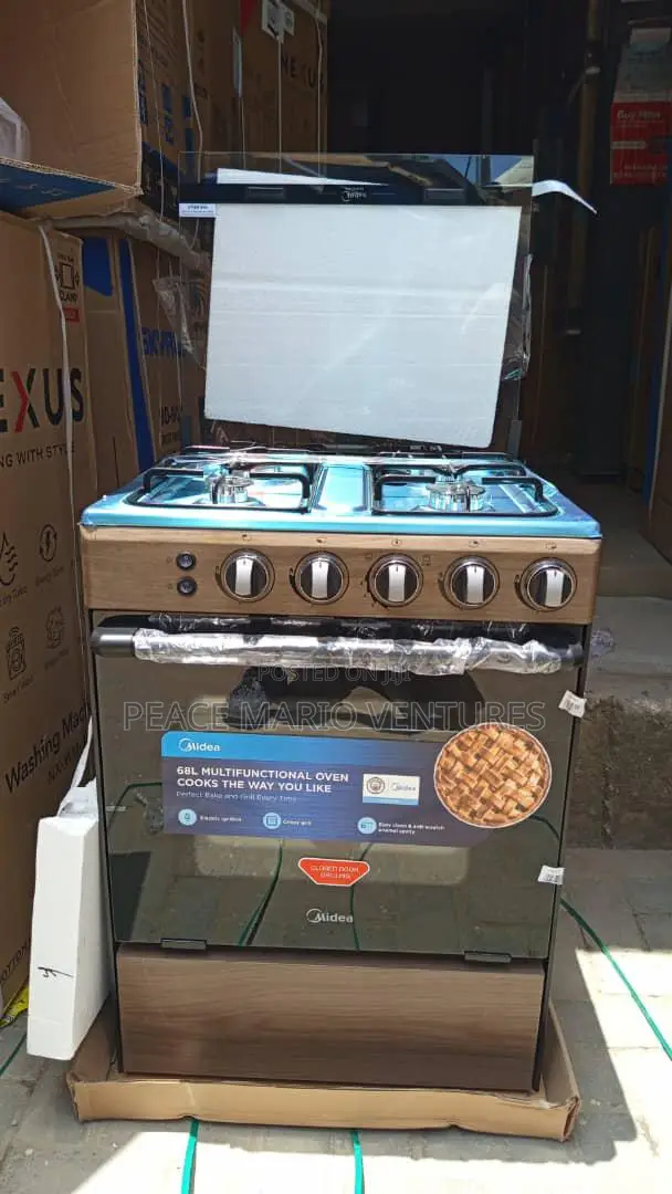 Midea Quality 4burner Gas Cooker With Oven and Grill