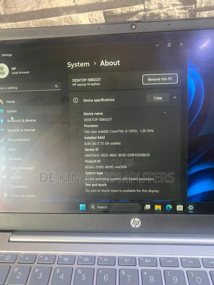Laptop HP Pavilion 14 8GB Intel Core I3 SSD 512GB