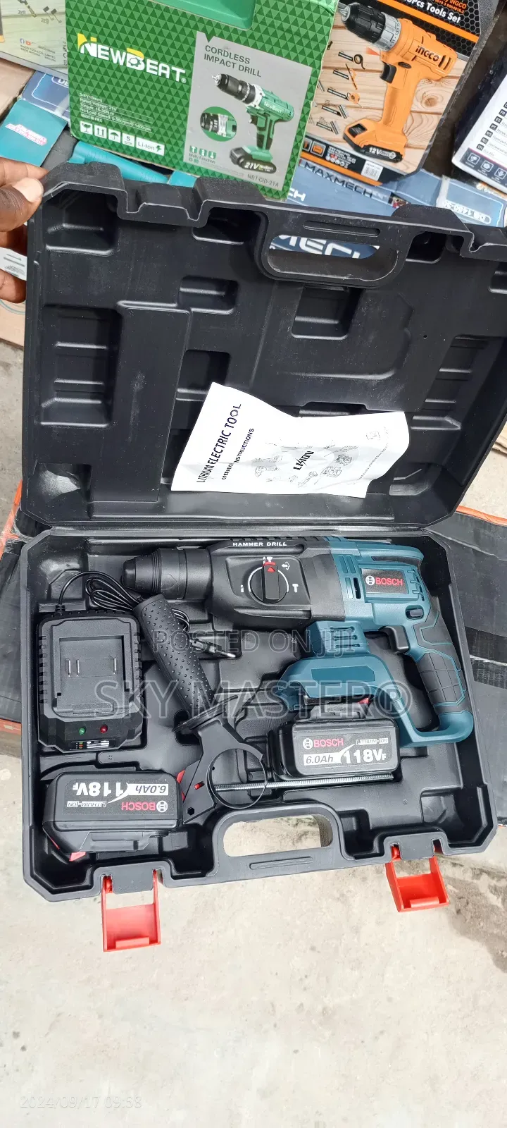 Bosch Cordless Rotary Hammer