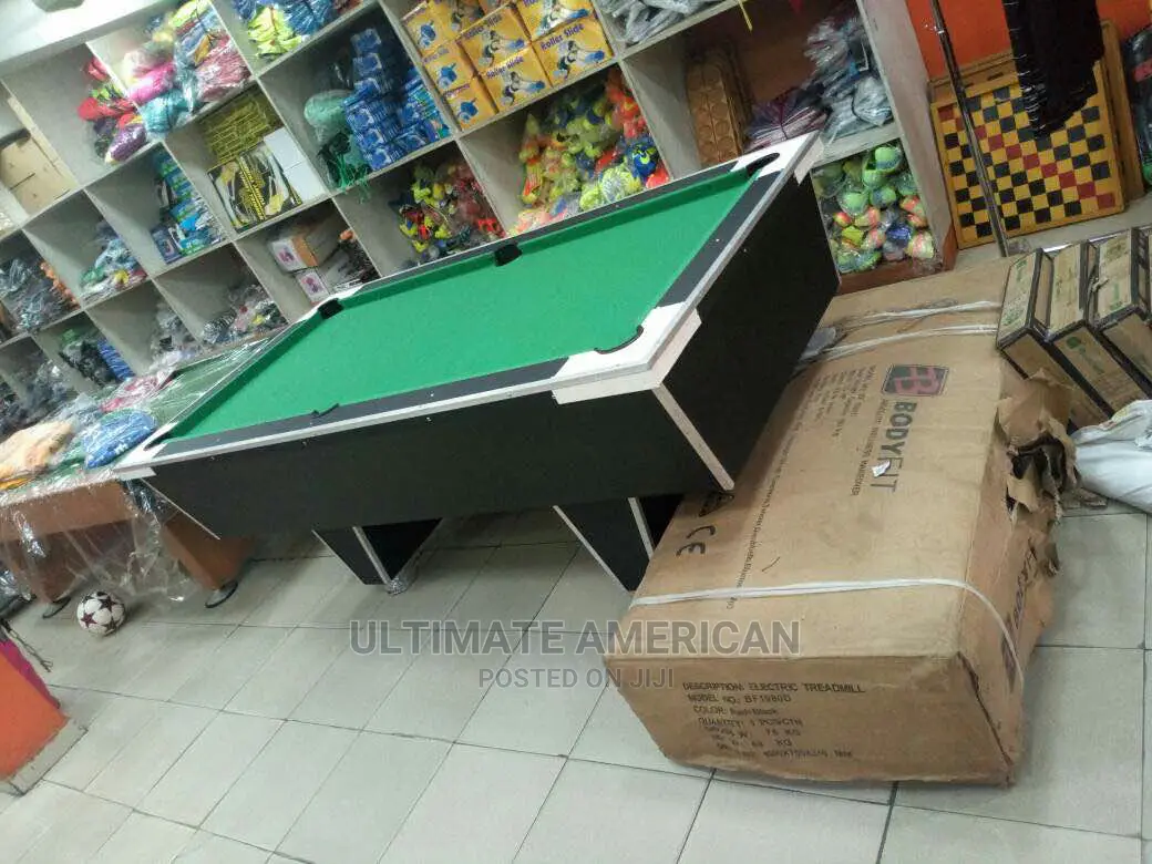Black Color Local Snooker Pool Table With Accessories