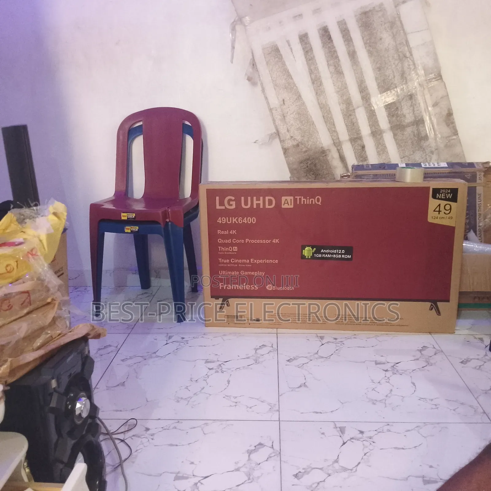 Lg 49 Inches Led Flameless Tv