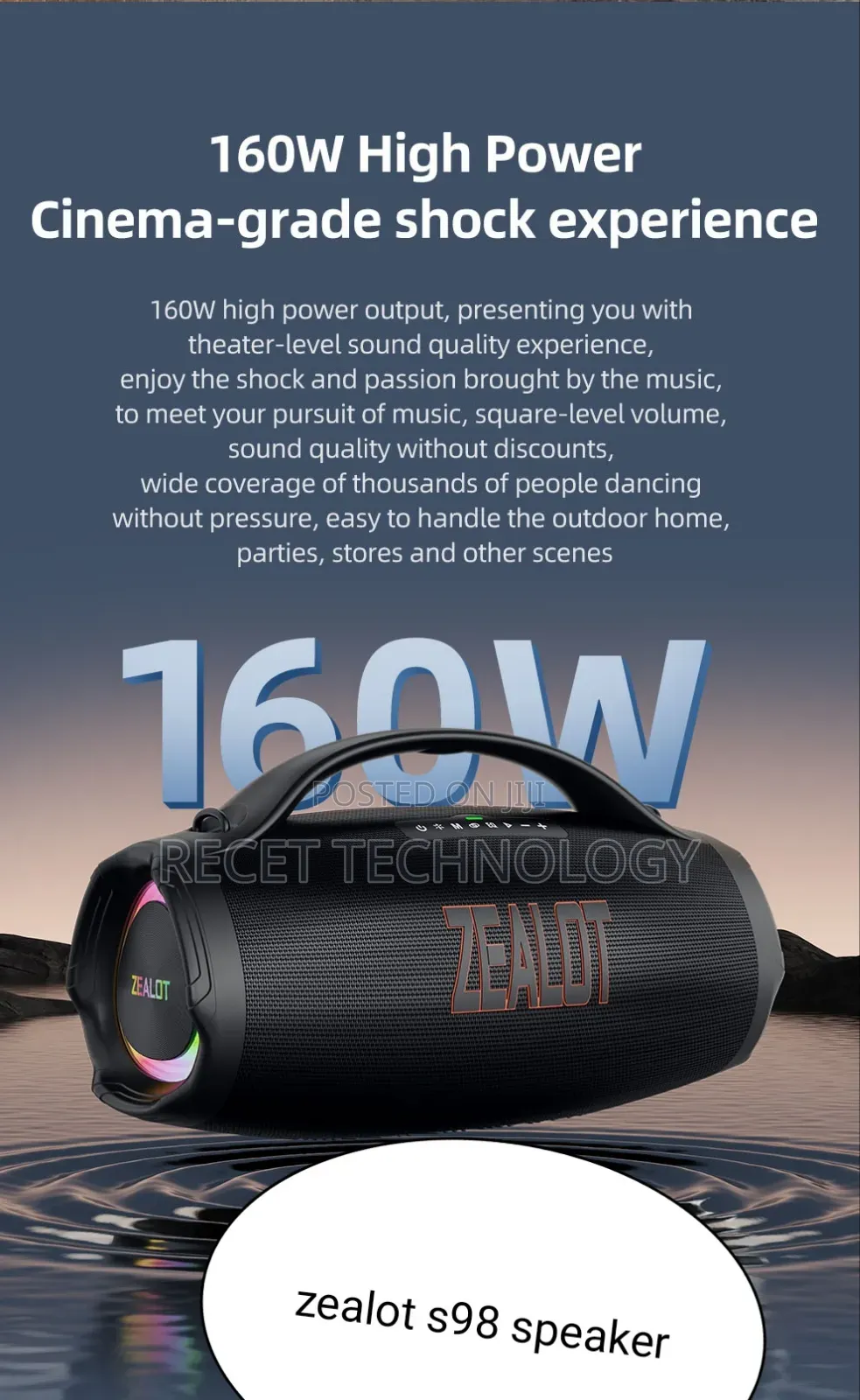 Zealot S98 Powerful Speaker