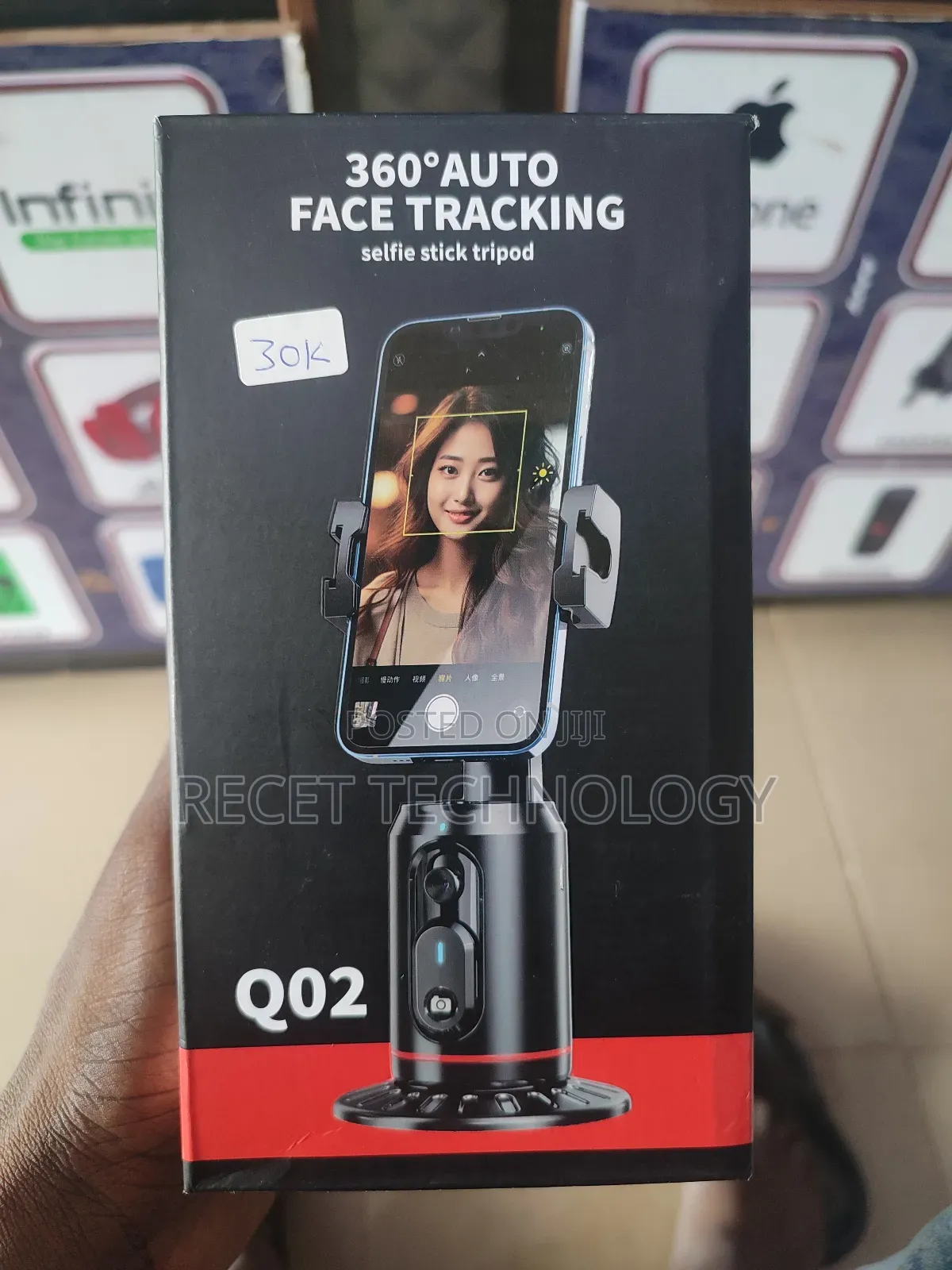 Auto Face Tracking Phone Holder/Selfie Stick