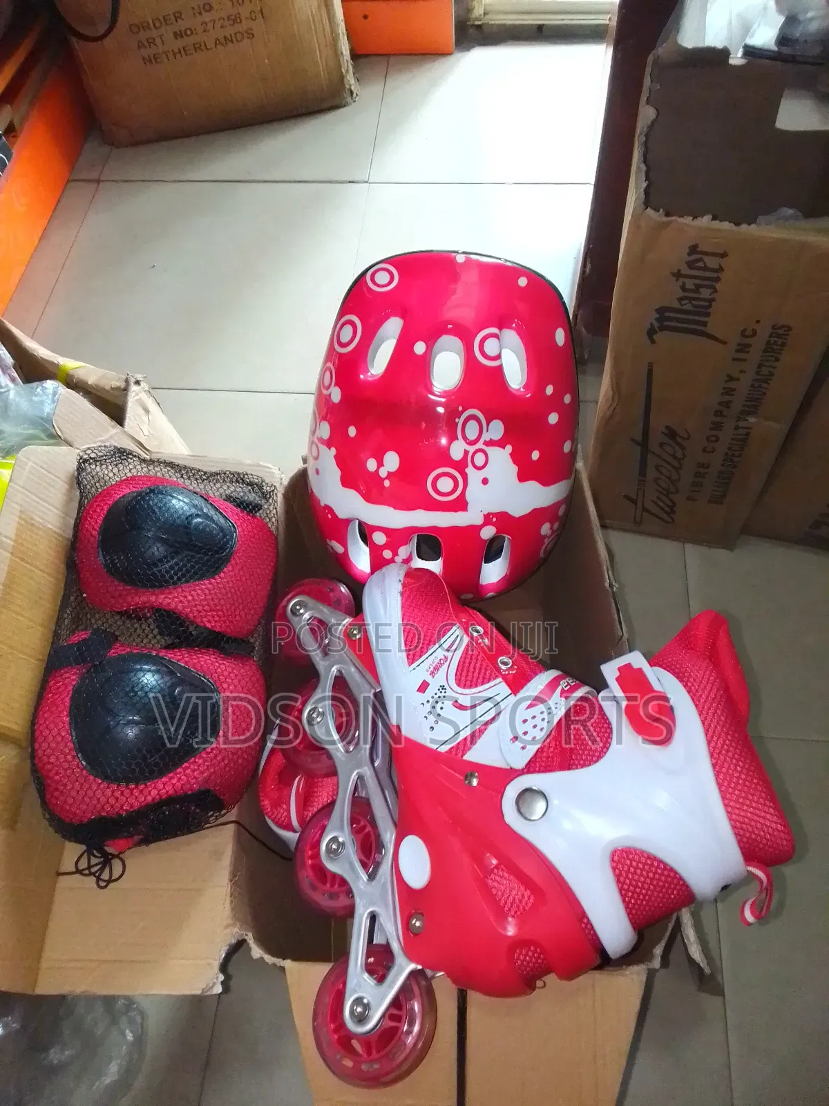 Set of Children Skating Shoe