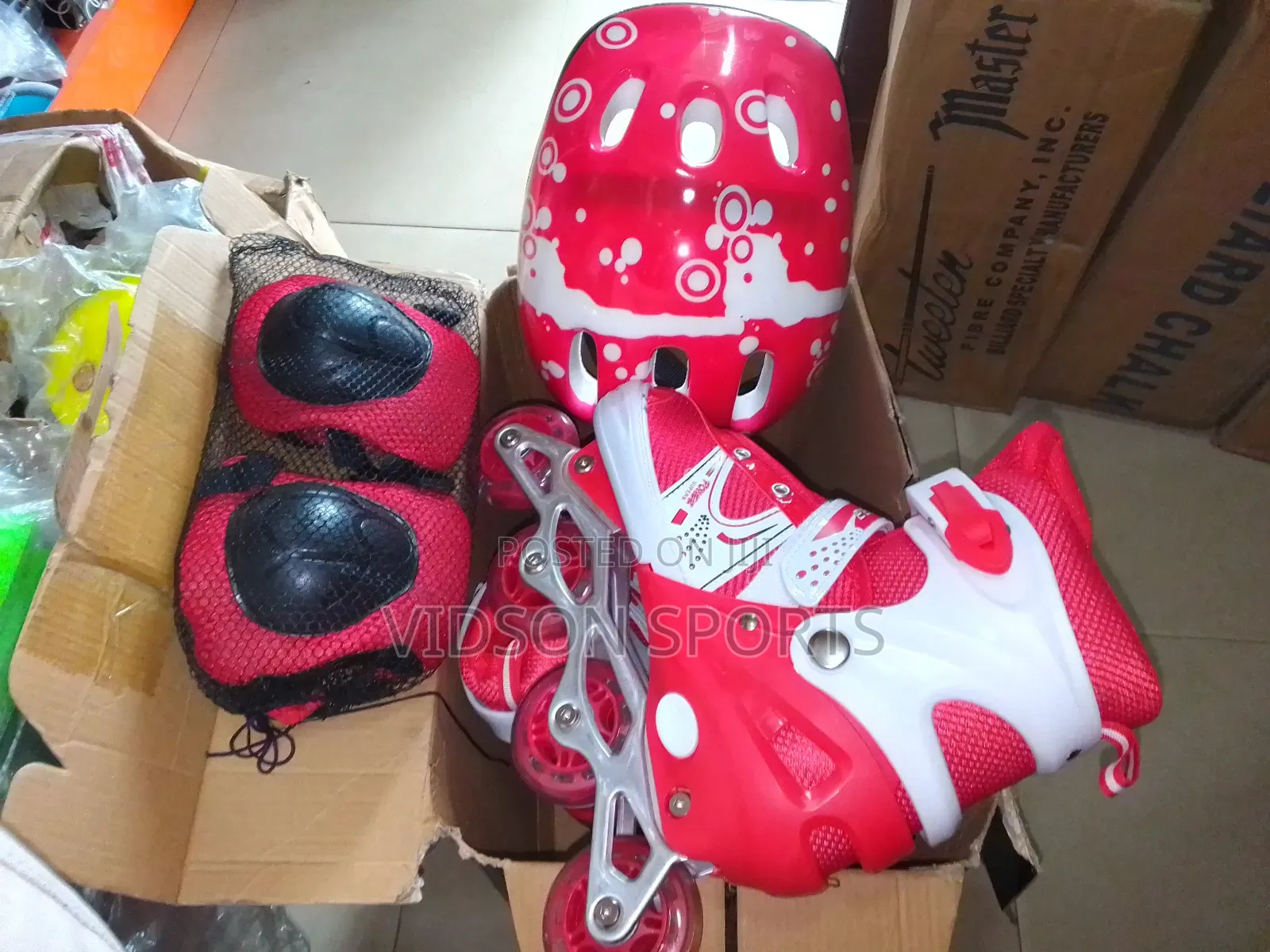 Set of Children Skating Shoe