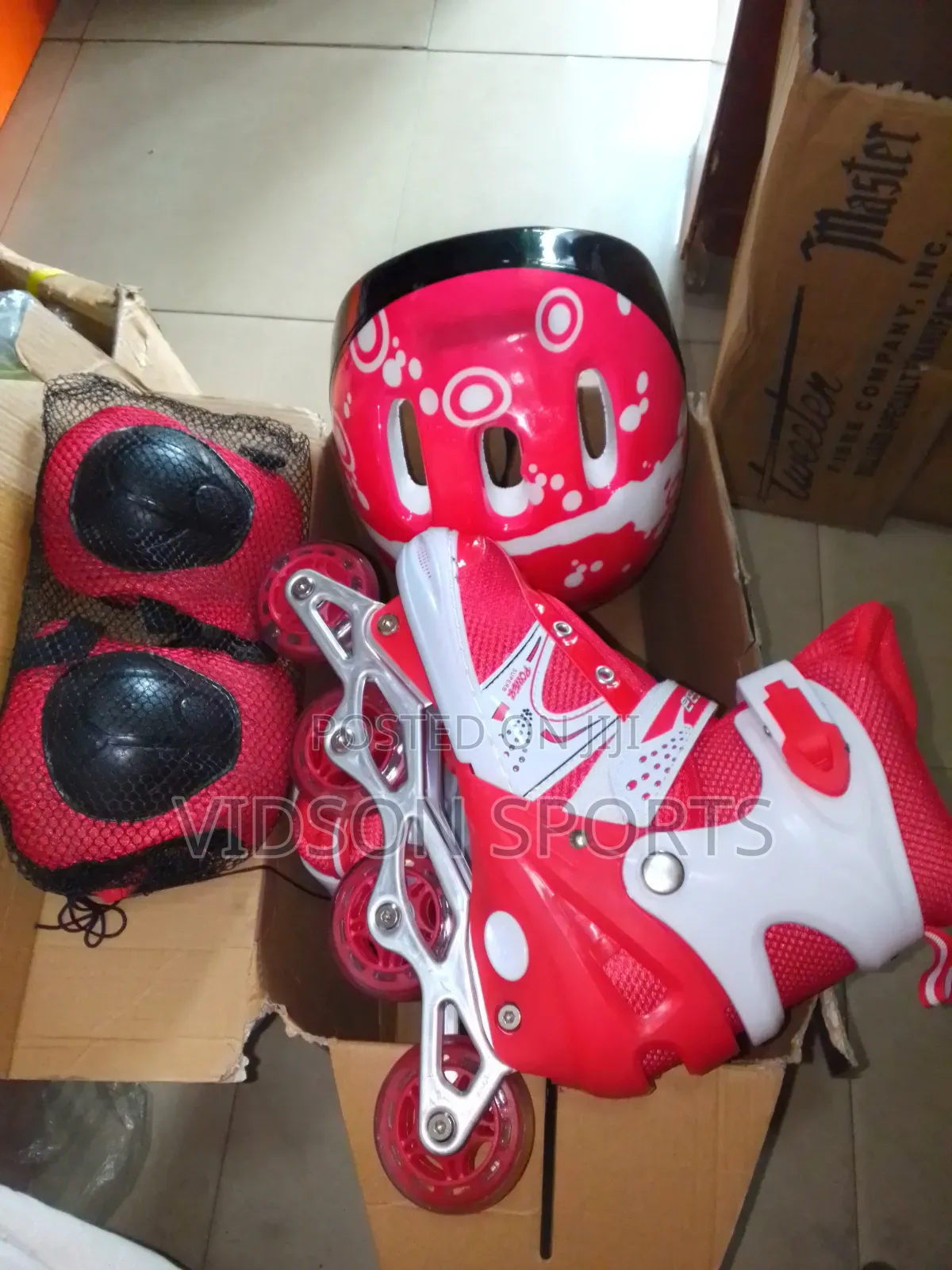 Set of Children Skating Shoe