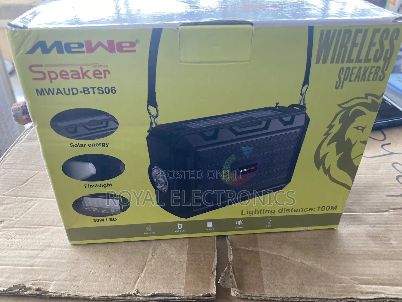 MEWE Portable Solar Wireless Speaker