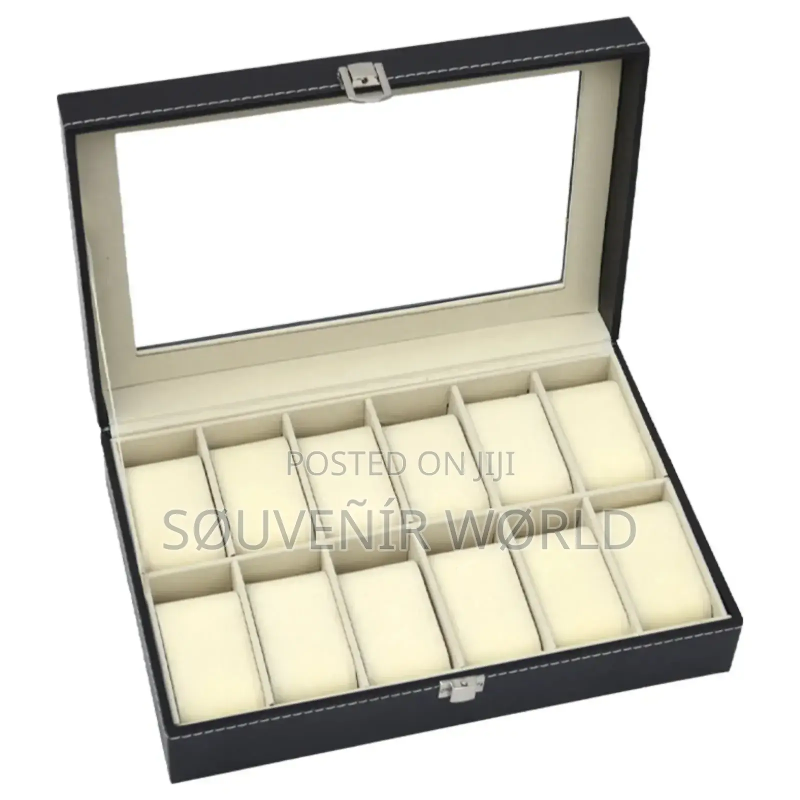 12 Slots Watch Boxes Watch Case