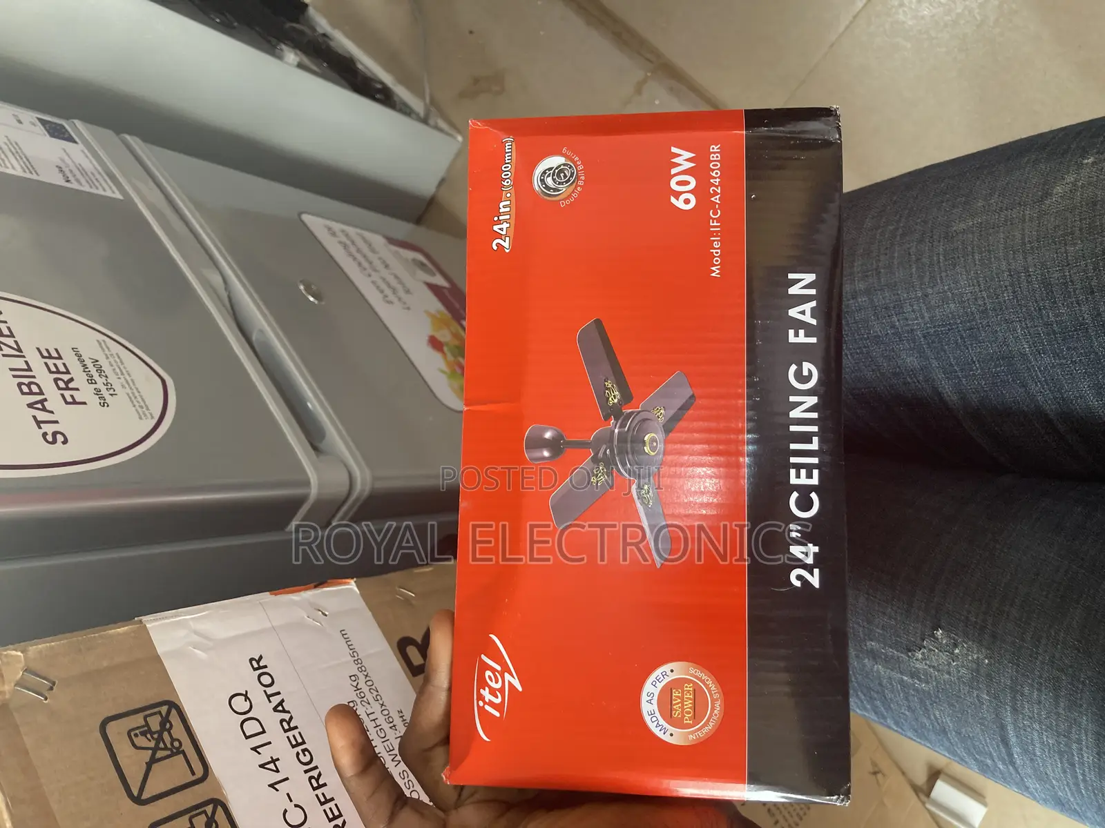 Original Itel Ceiling Fan (60watt)