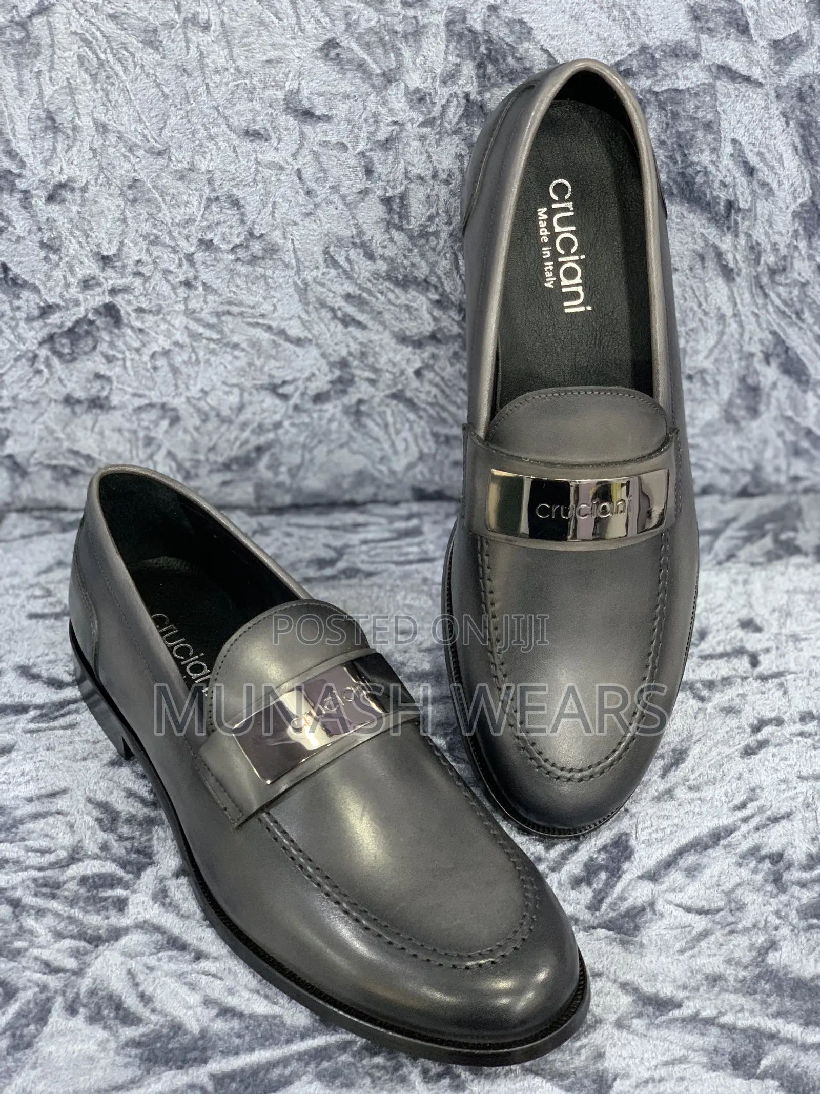 Pure Italian Cruciani Leather Royal Shoe 40-47