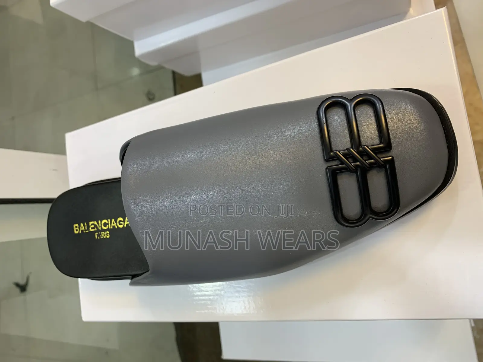 BALENCIAGA Leather Half Shoe