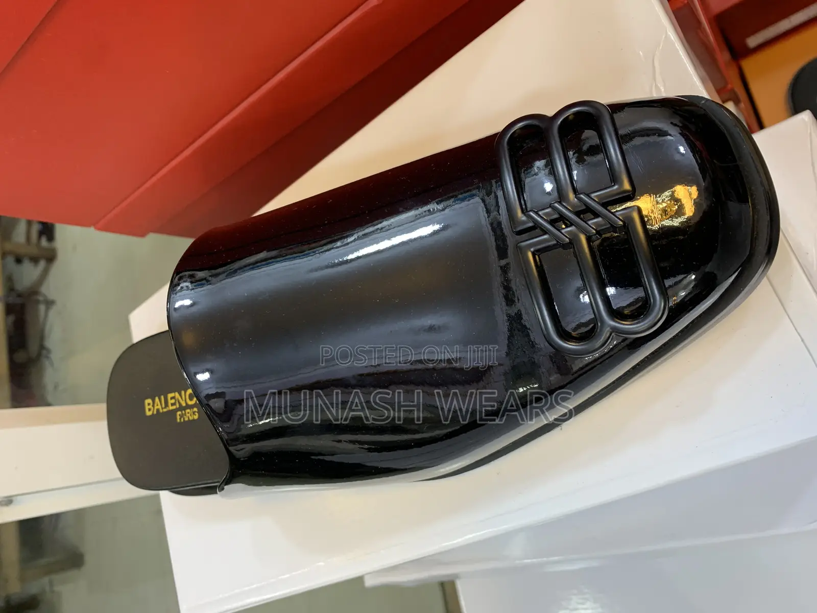 BALENCIAGA Leather Half Shoe