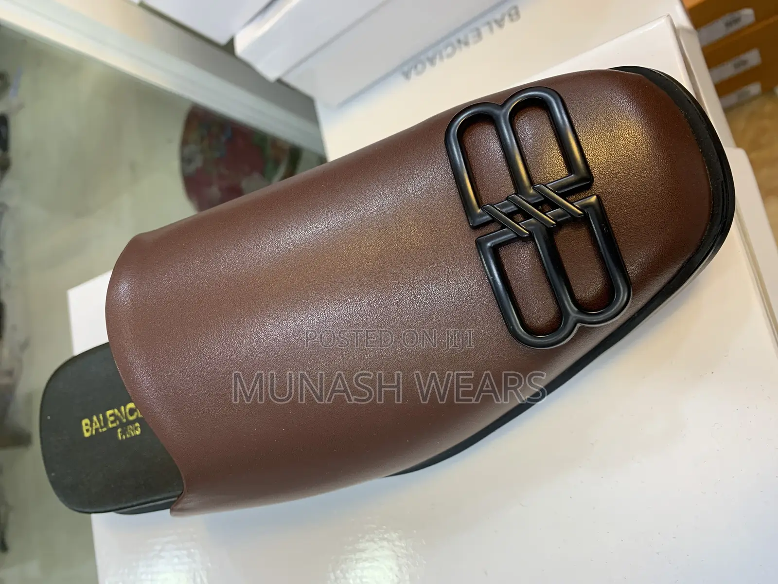 BALENCIAGA Leather Half Shoe