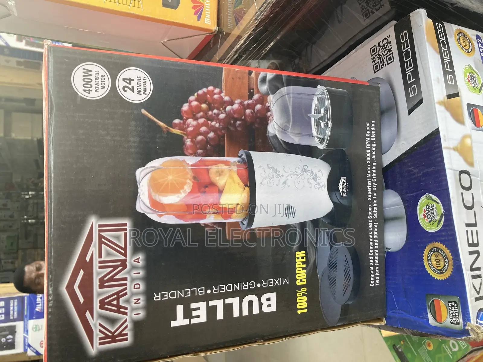 Kanzi Bullet Mixer Blender and Grinder