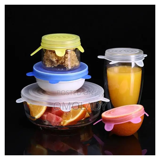 6pcs Silicone Food Cover