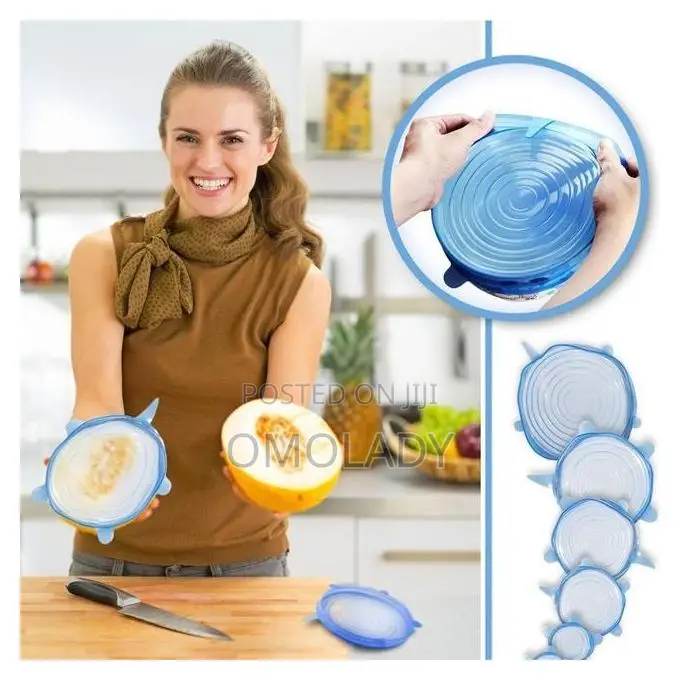 6pcs Silicone Food Cover