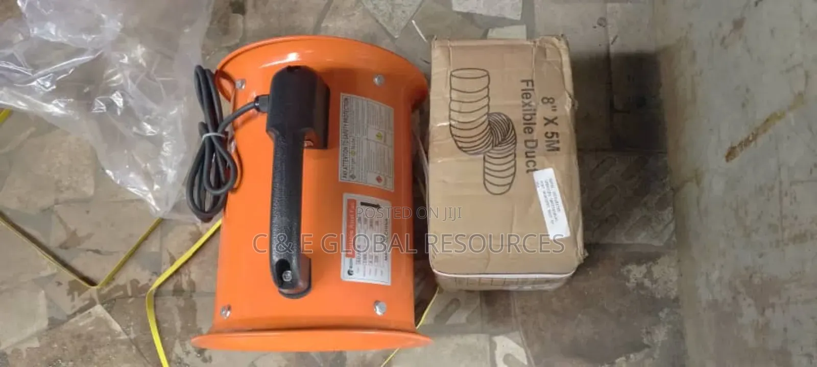 Electric Ventilator Fan 12"/300mm (With Hose)