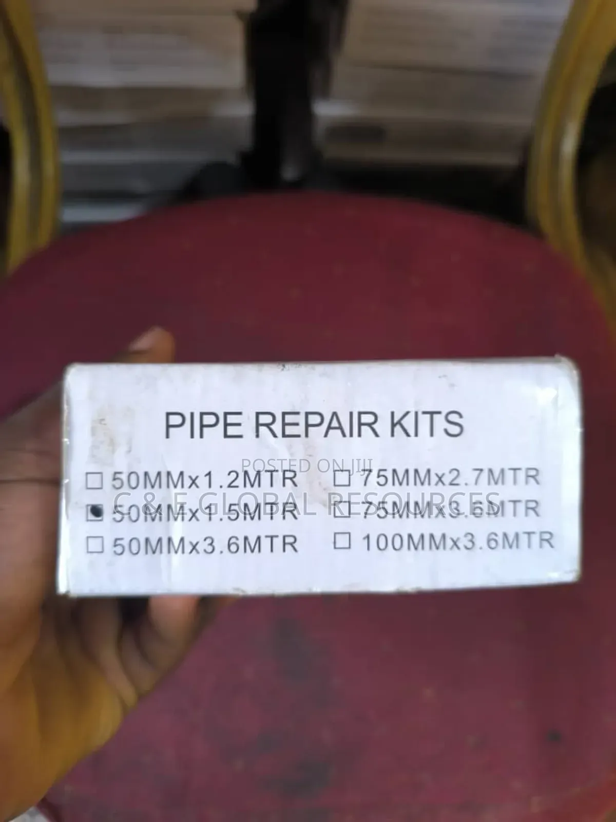 2"/50mm Pipe Repair Kit/Water Activator Tape
