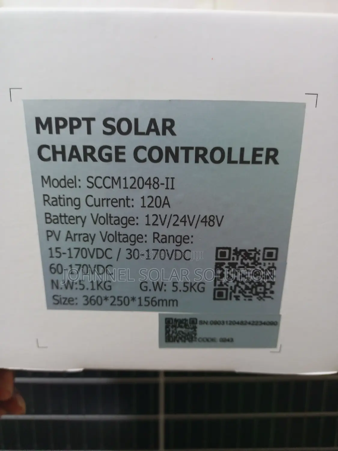 120amps 48V Felicity Solar MPPT Charge Controller
