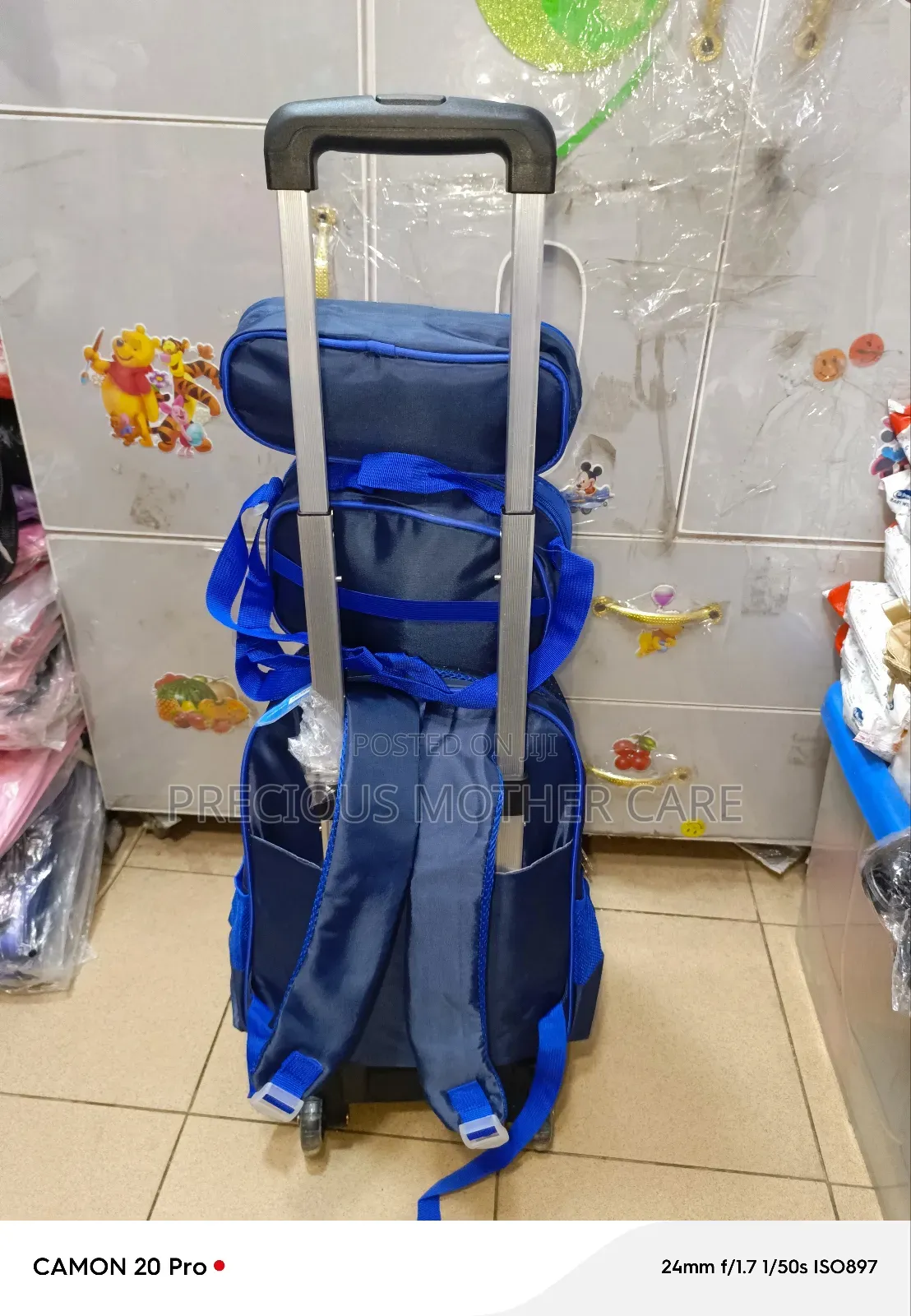 Boy Character Troully N Back Pack School Bag for 6 to 13 Yrs