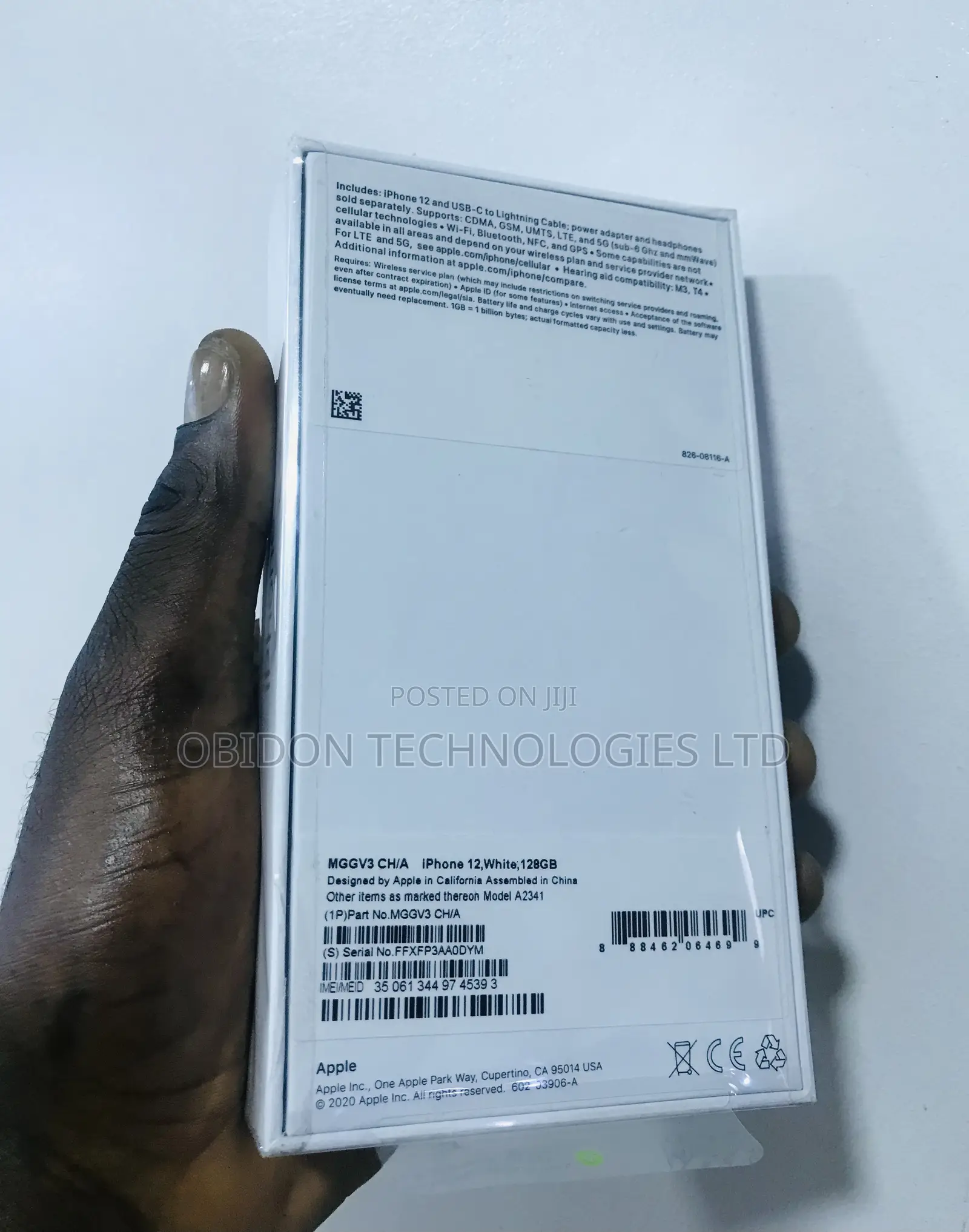 New Apple iPhone 12 128 GB White