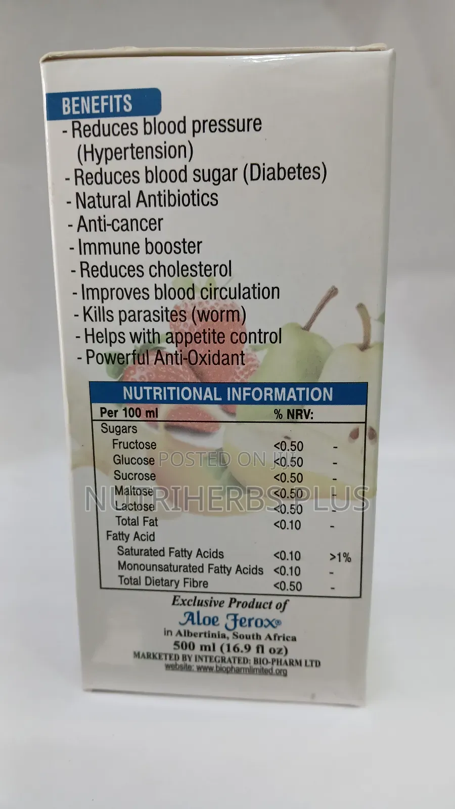 Aloe Ferox Herbal Remedy for High Blood Pressure