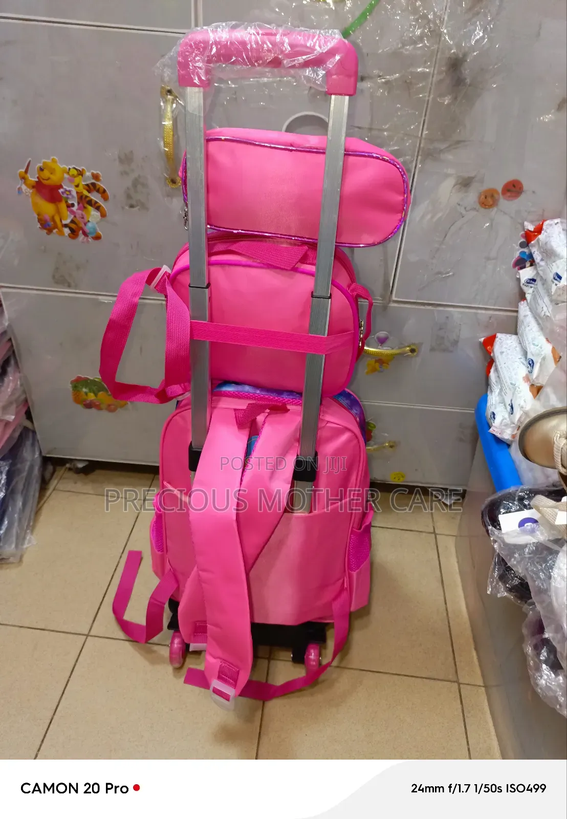 Girls Character Troully Back Pack School Bag for 6 to 13 Yrs