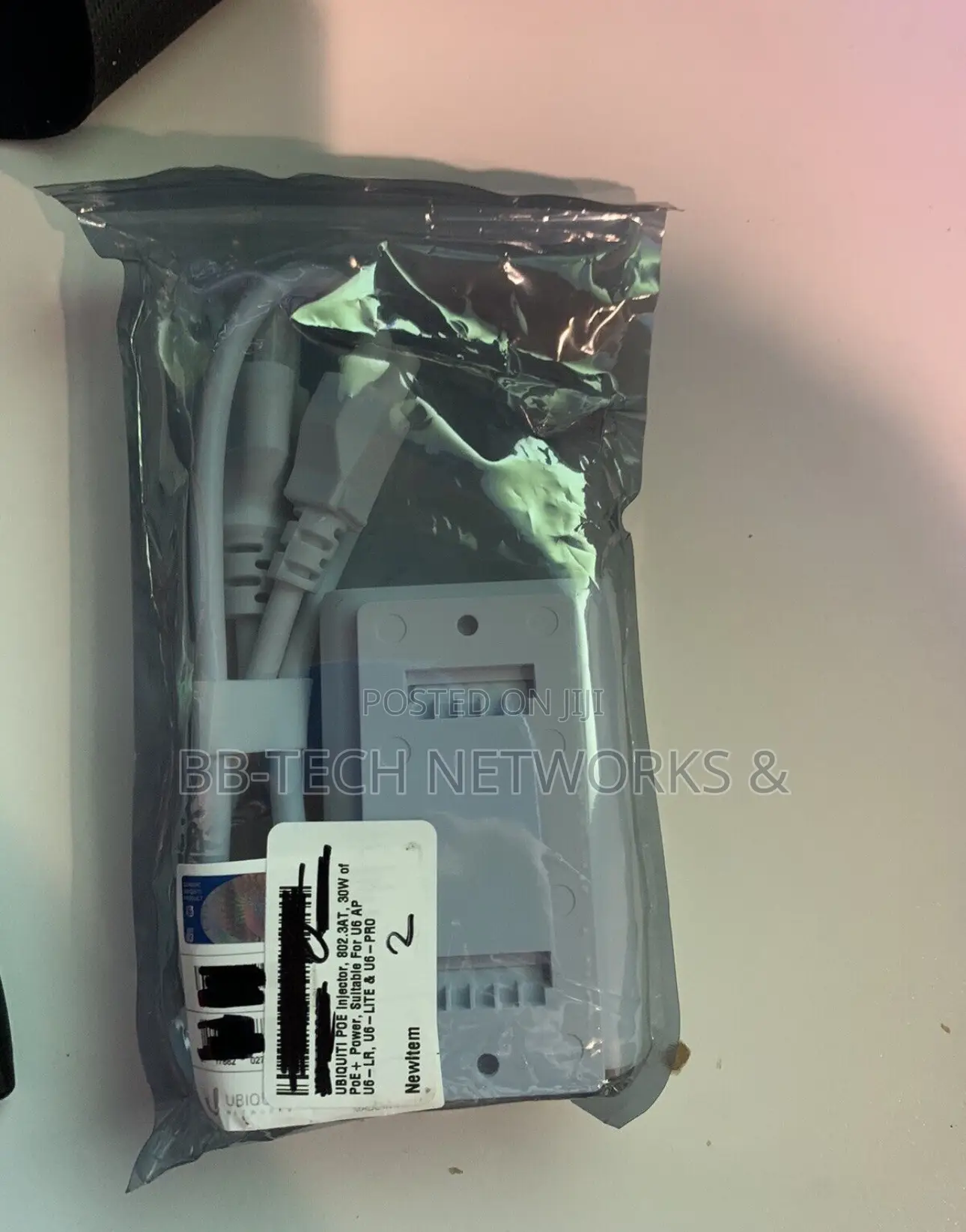 Ubiquiti Poe Power Adaptor 48v 802.3af (U-Poe-Af)