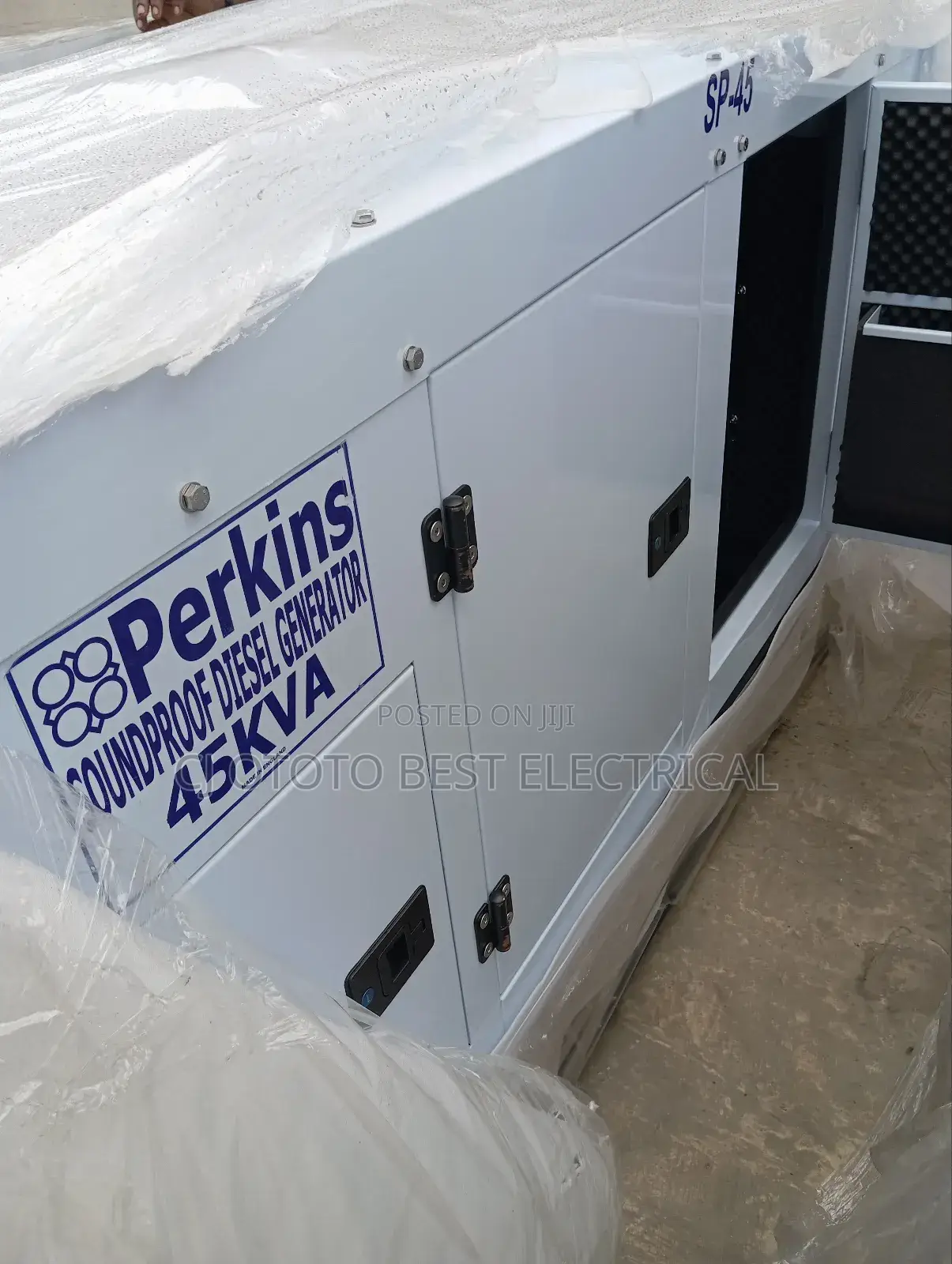 Original 45kva Perkins Generator Soundproof Brand New