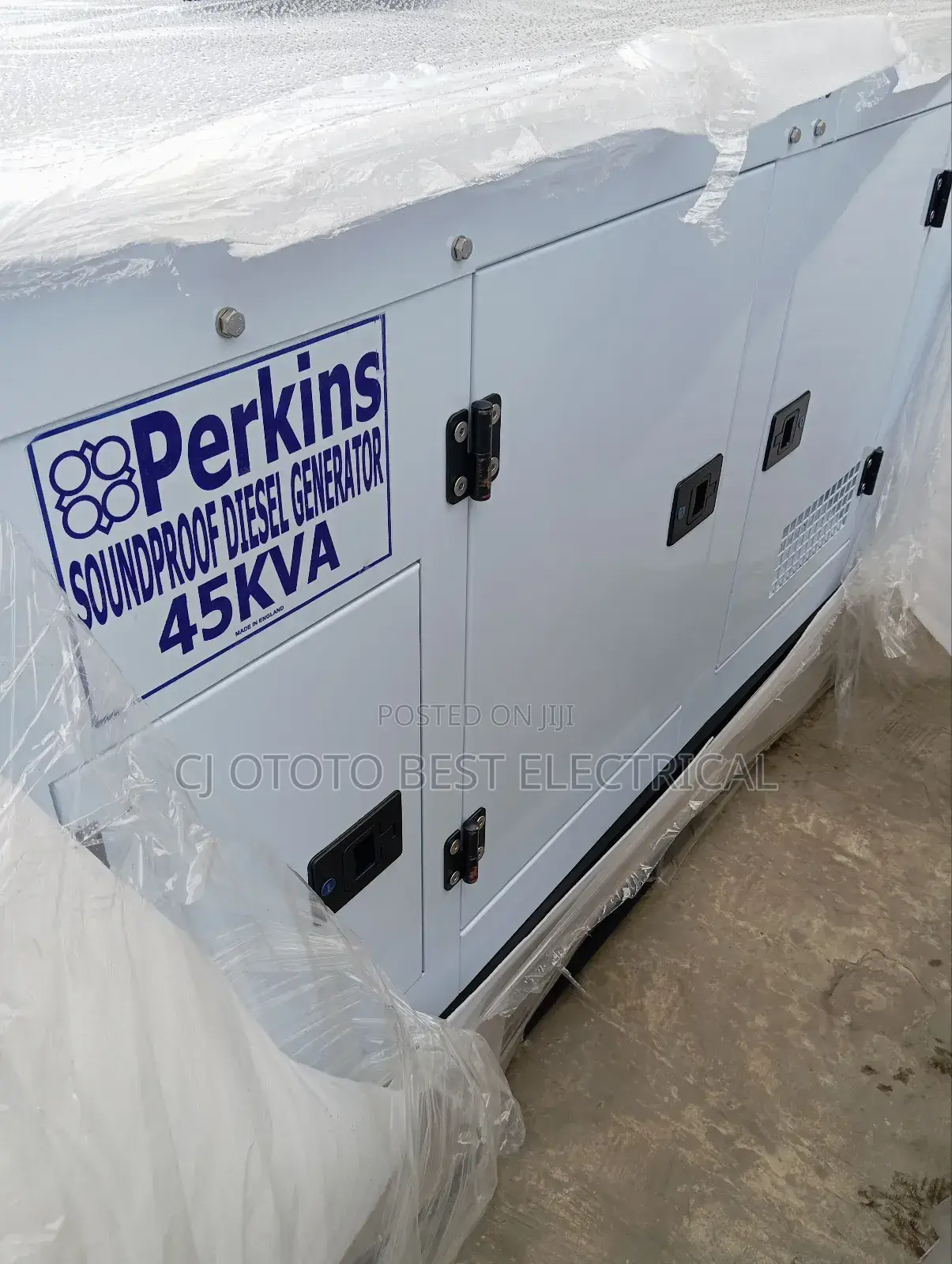 Original 45kva Perkins Generator Soundproof Brand New