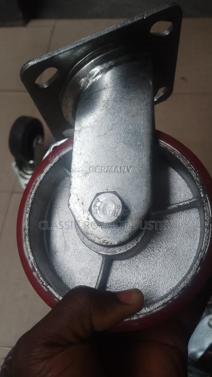 Swivel Caster Wheel Brakes 5" Inches Heavy Duty 2 Ton Load