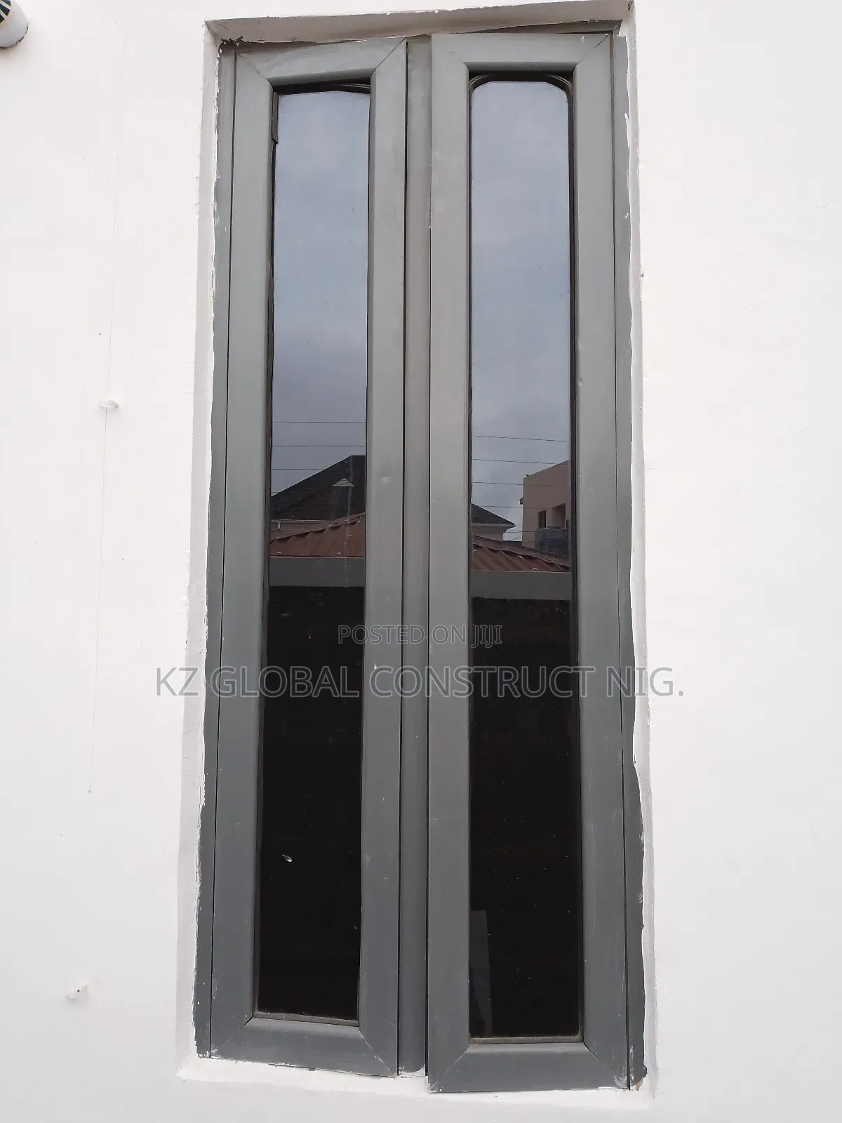 Aluminum Casement Window With Net and Burglary 00011