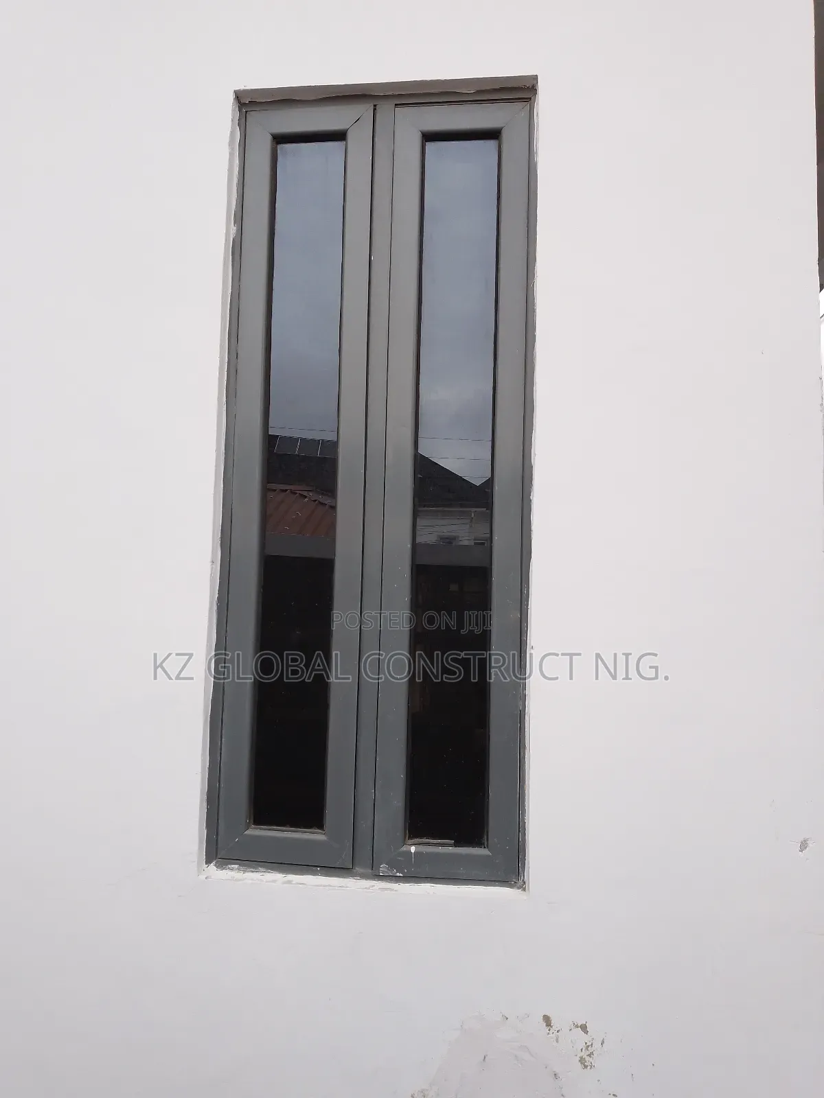 Aluminum Casement Window With Net and Burglary 00011