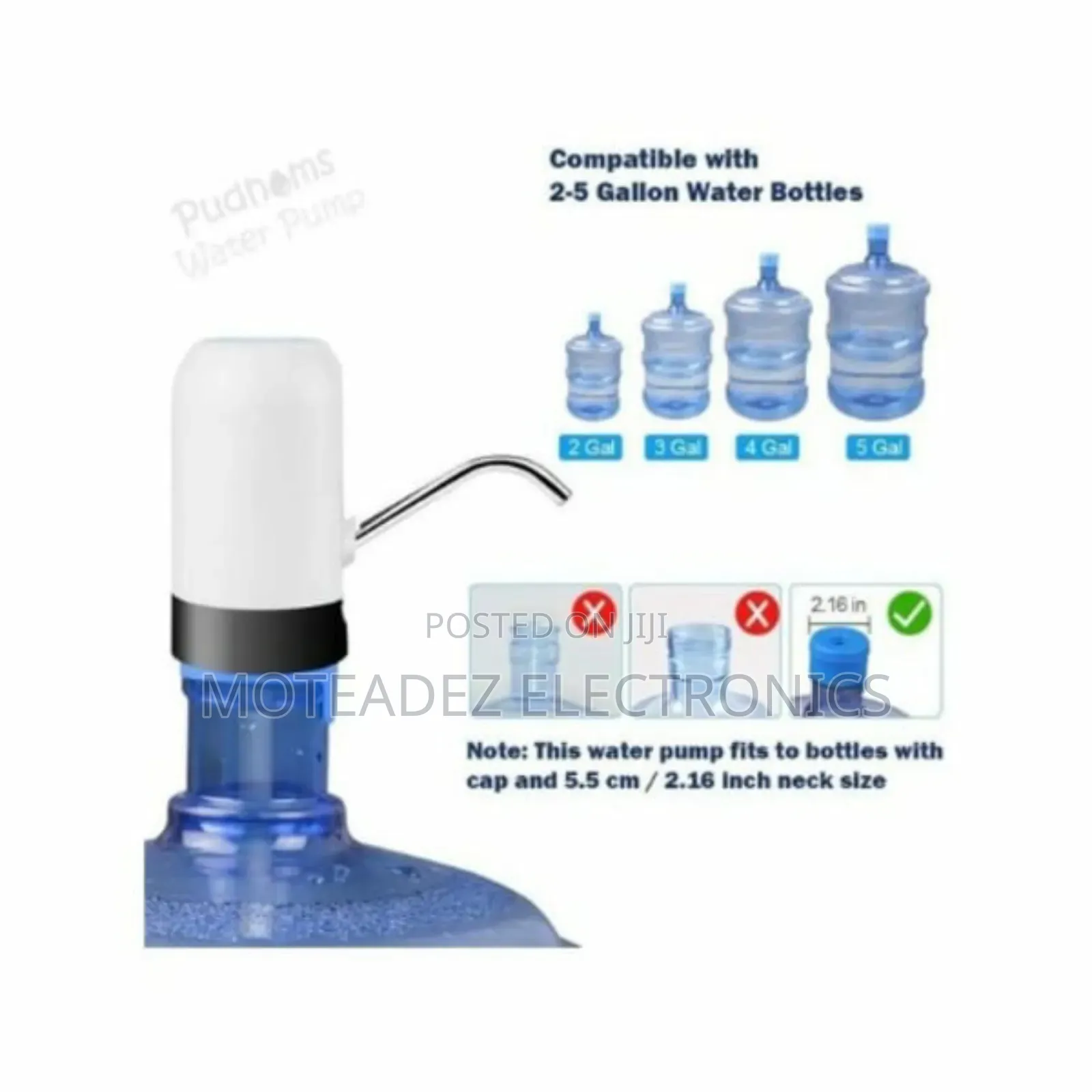 USB Rechargeable Automatic High Quality Water Dispenser Pump
