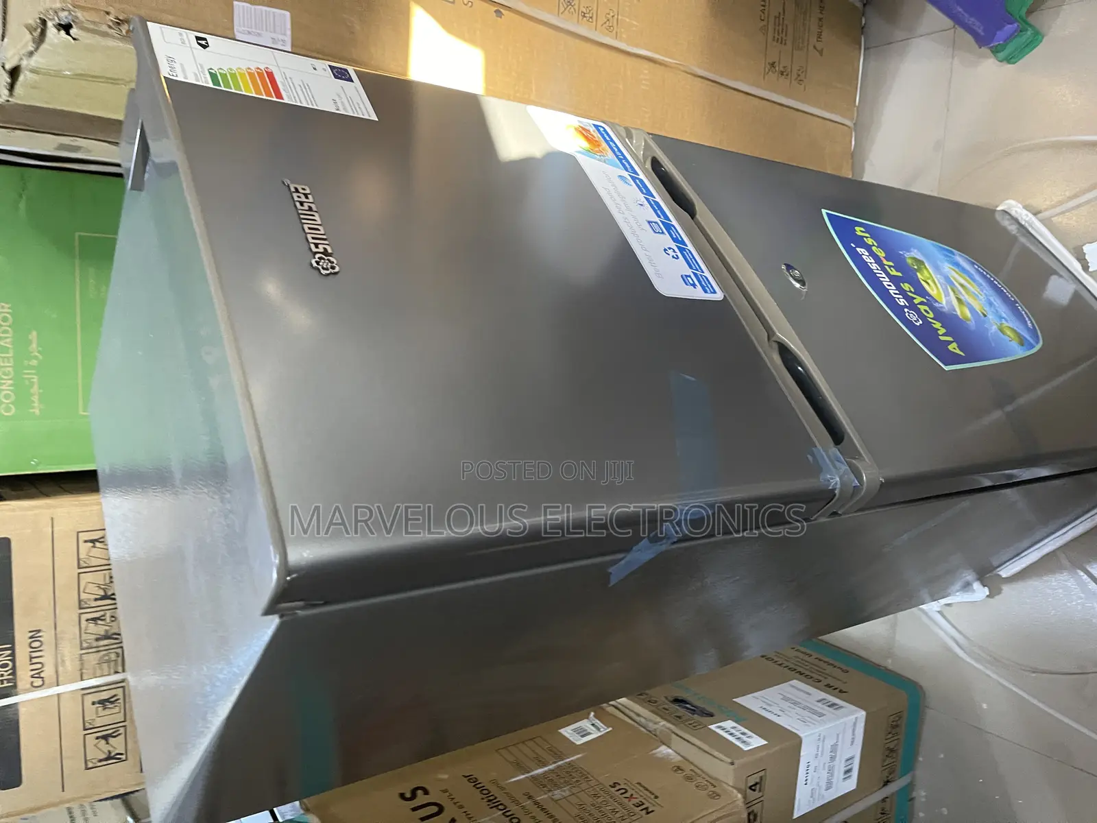 Brand New Snoswea Doble Door Refrigerator Coper Engine