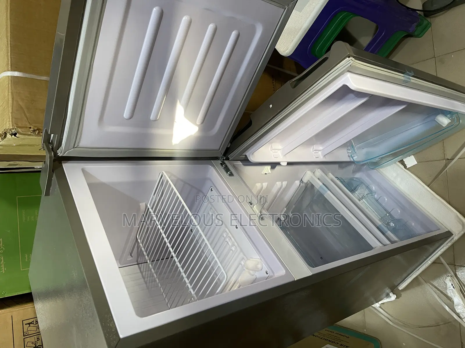 Brand New Snoswea Doble Door Refrigerator Coper Engine
