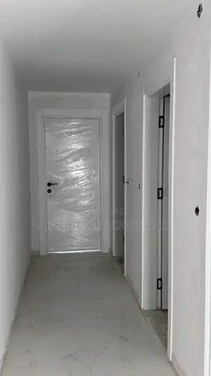 White Colour HDF Wooden Door