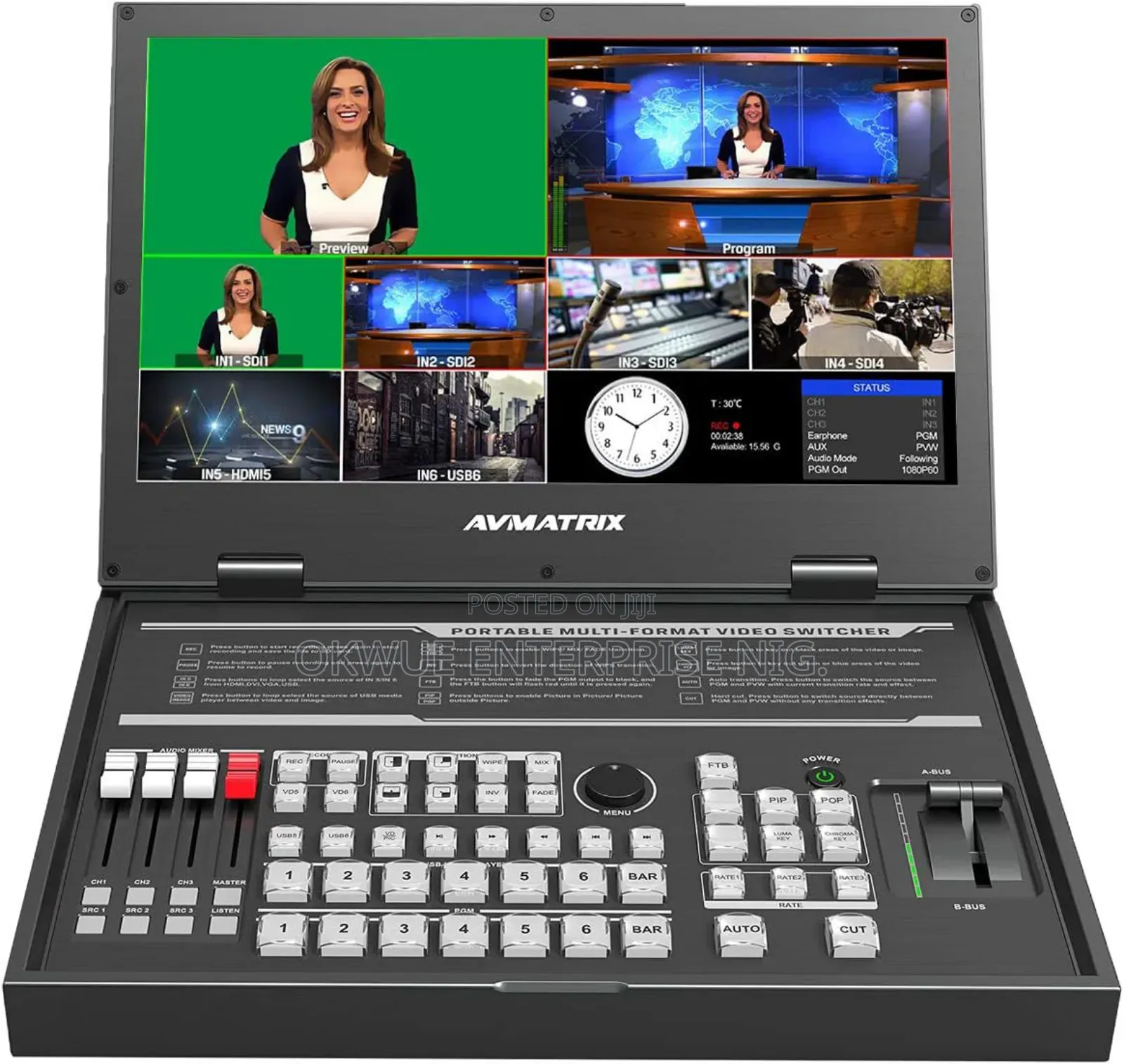 Avmatrix 6 Channels Video Mixer Model PVS0615U