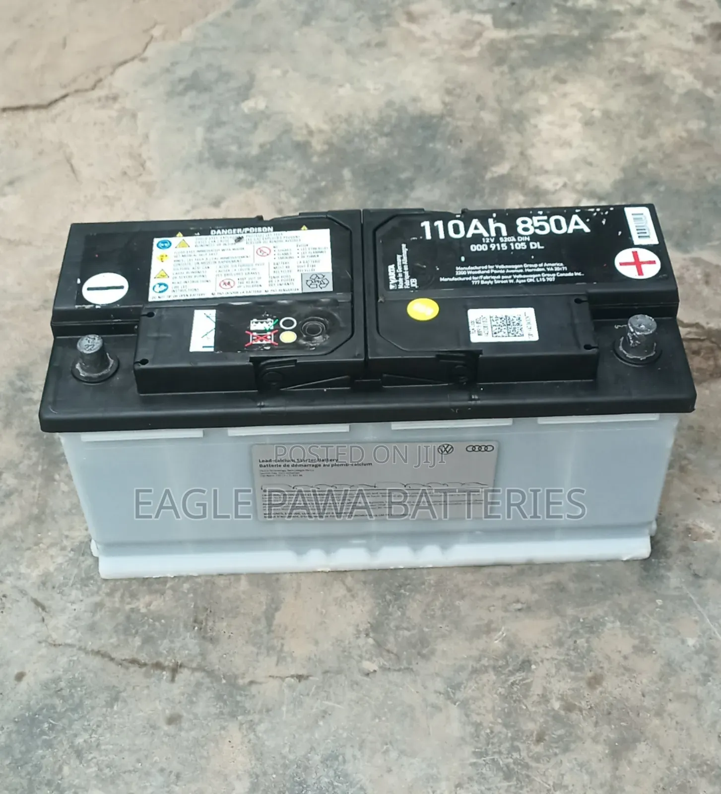 Volkswagen Battery 110amps