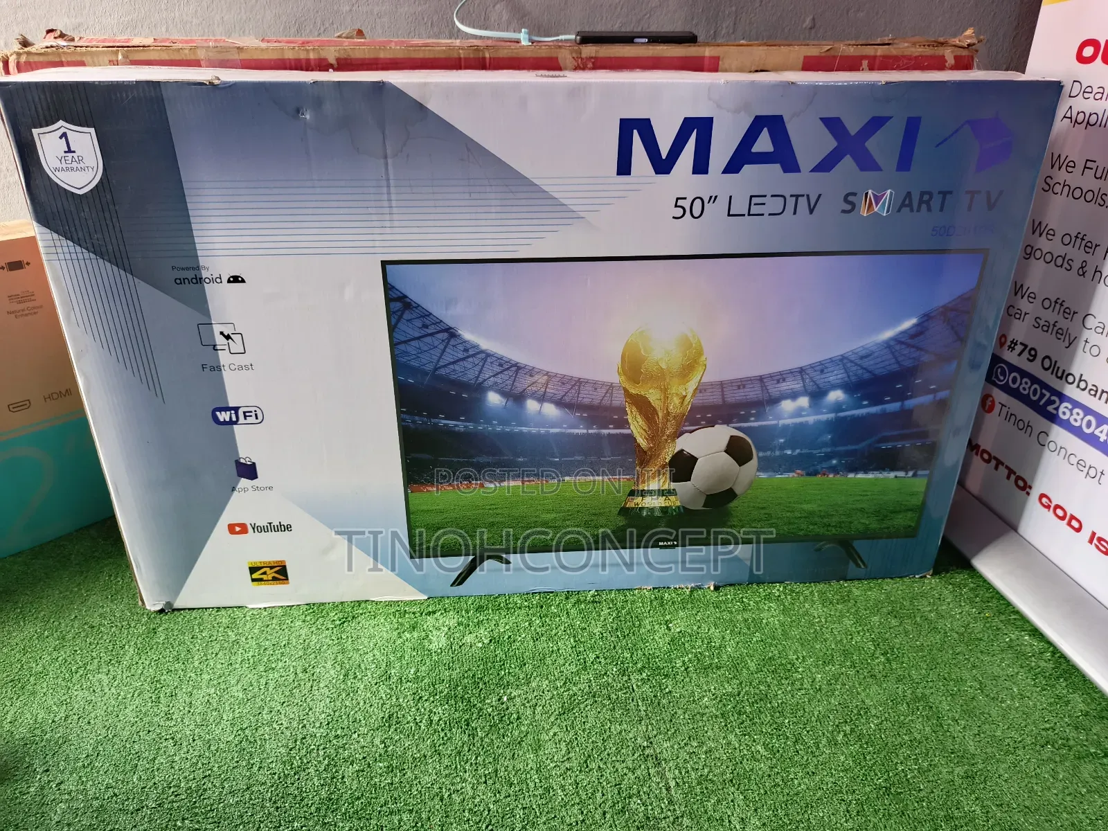 Maxi Smart Television 50 Inches High Picture Quality
