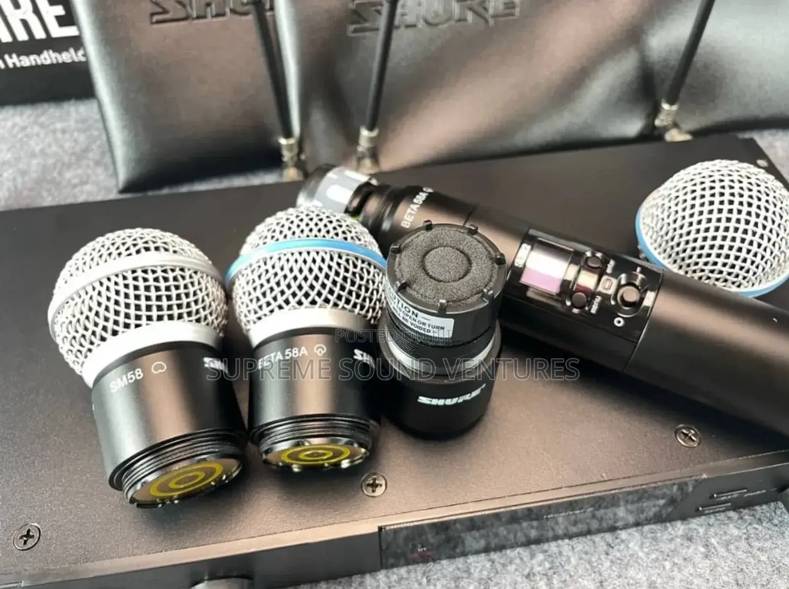 Shure SLXD4D/BETA58A Dual Handheld Microphone